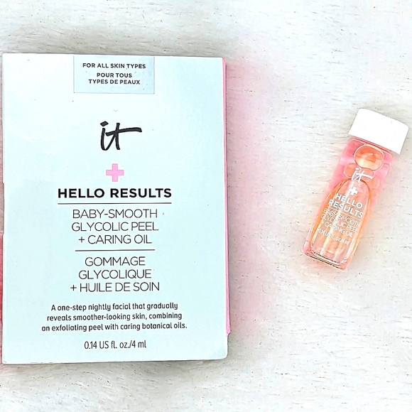 it cosmetics Other - 🔴 IT COSMETICS Hello Results Baby-Smooth Glycolic Peel + Caring Oil